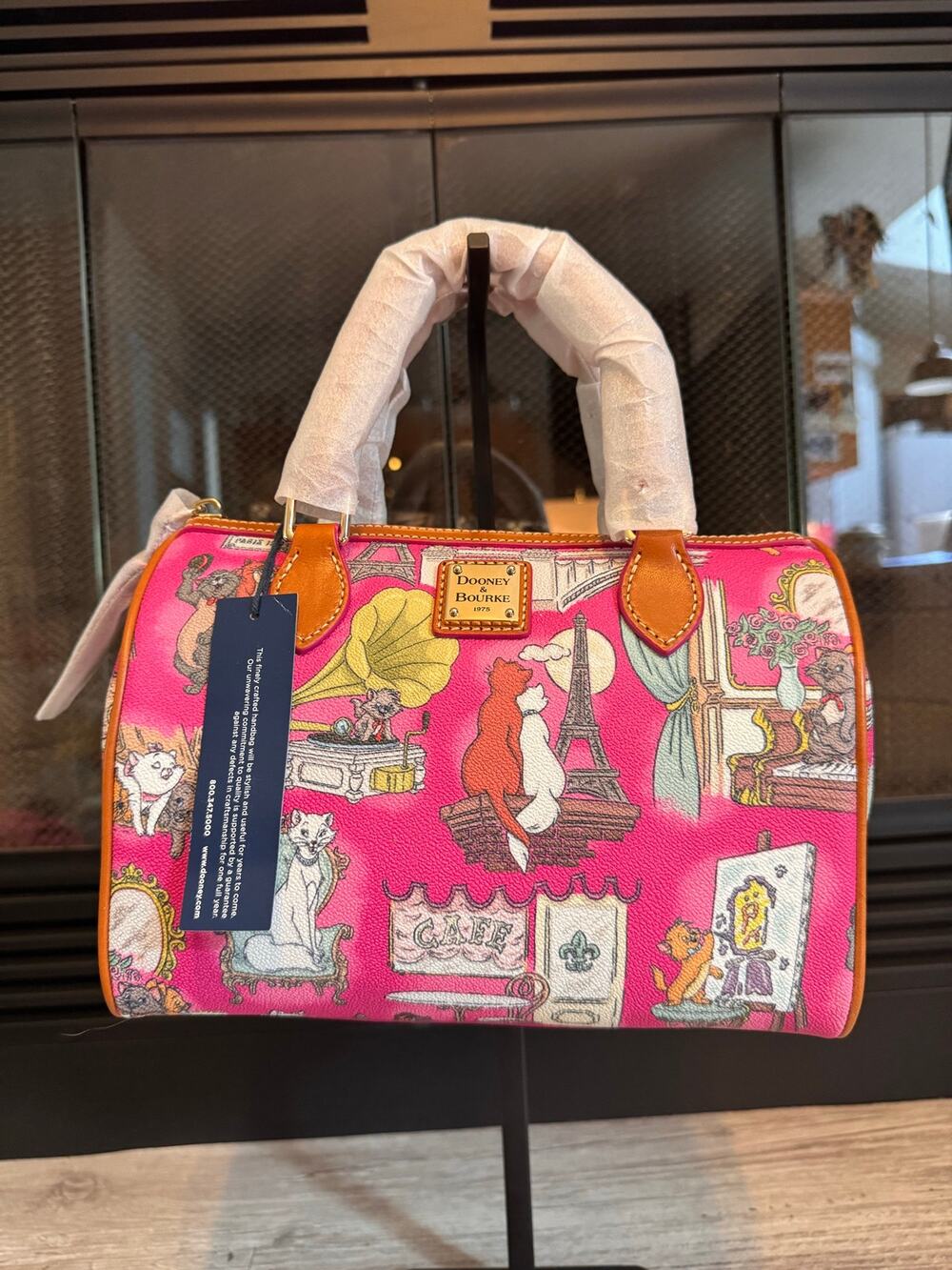 Dooney & Bourke hot pink 50th anniversary Aristocats NWT satchel handbag purse